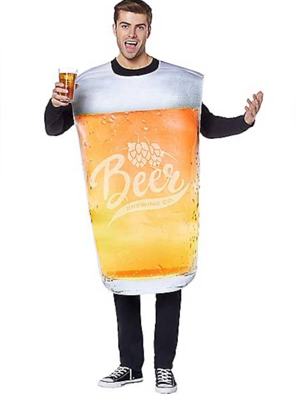 Spirit Beer Pint Costume - Novelty Orange Drink Costume